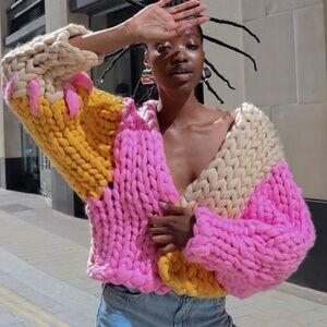 NWT Hope Macaulay Athena Colossal Knit Cardigan size S/M